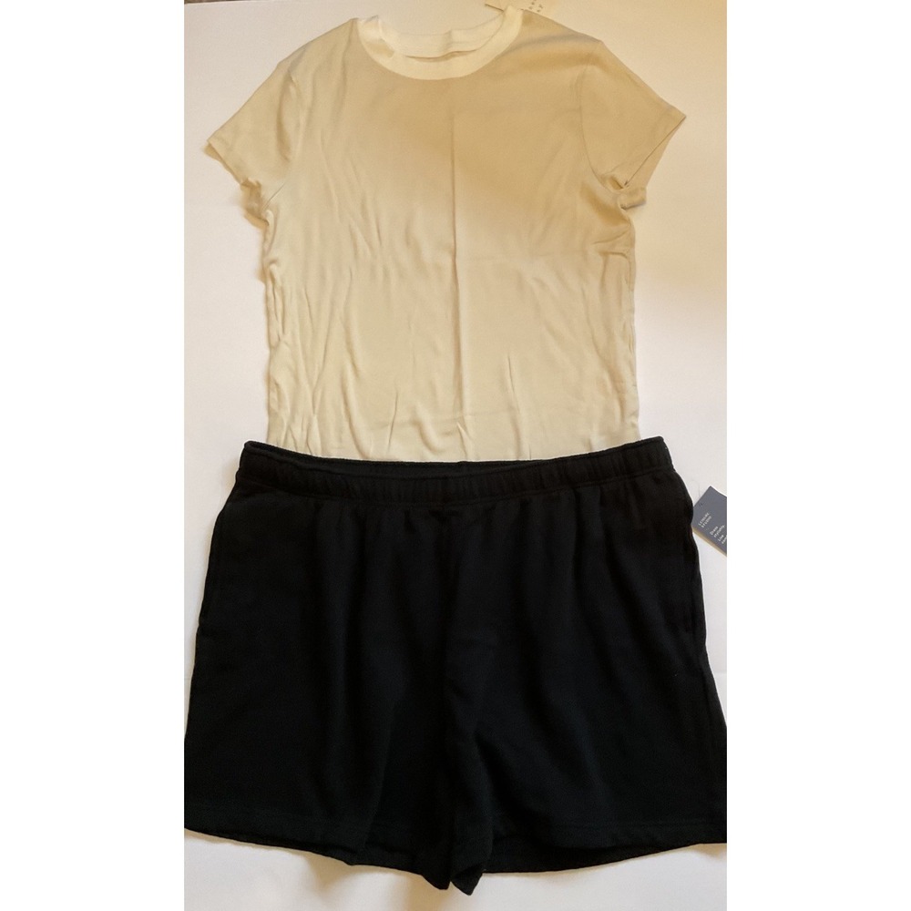 A New Day Yellow Shirt Universal Thread Shorts Lot Size XL New with Tags